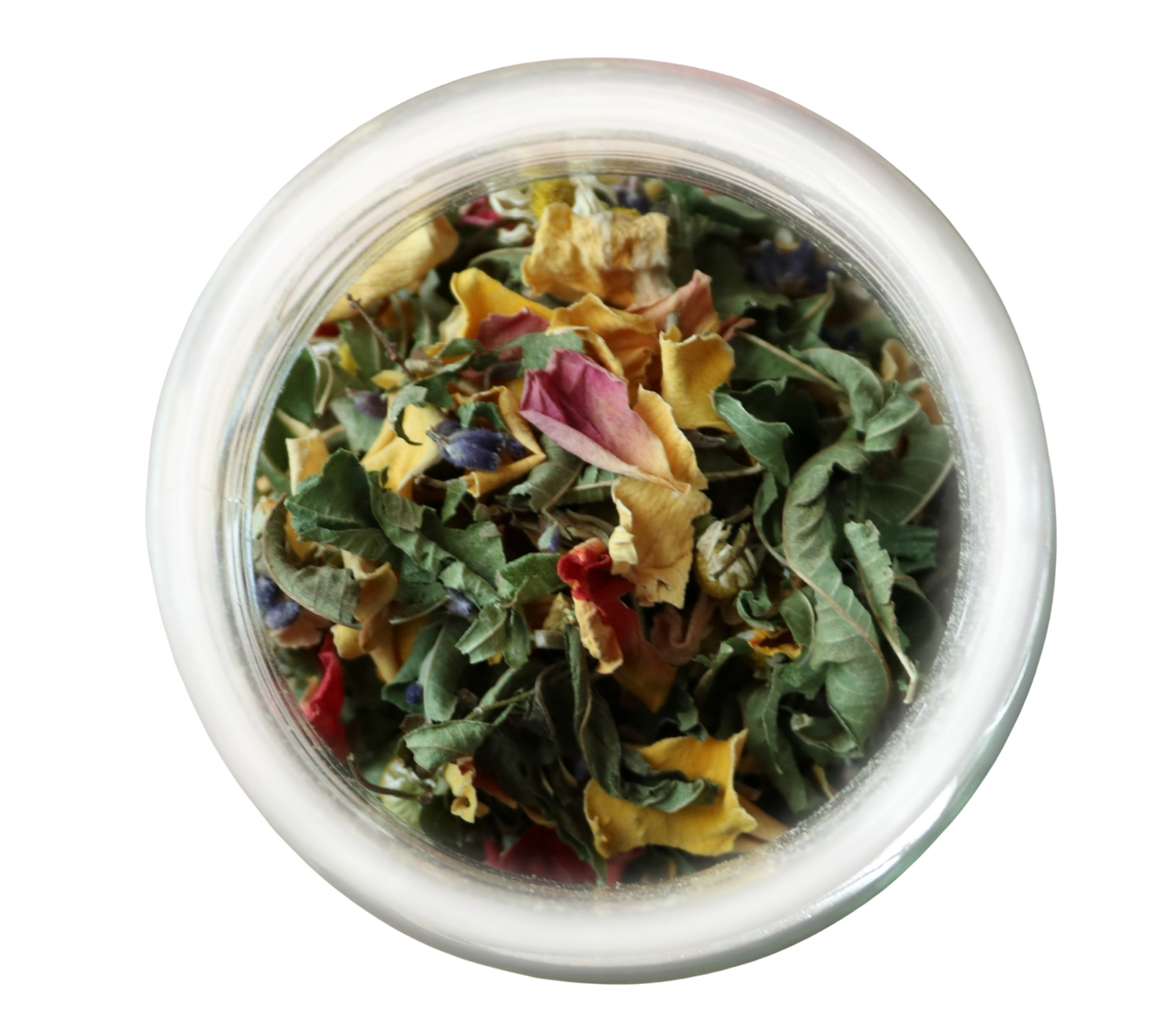 sleepy tea blend in a dish